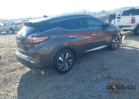 2018 Nissan Murano Platinum из США, поврежденный, VIN 5N1AZ2MH1JN109556